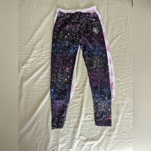 Converse Black and Blue Leggings with Cosmic Design